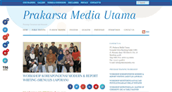 Desktop Screenshot of prakarsamedia.com